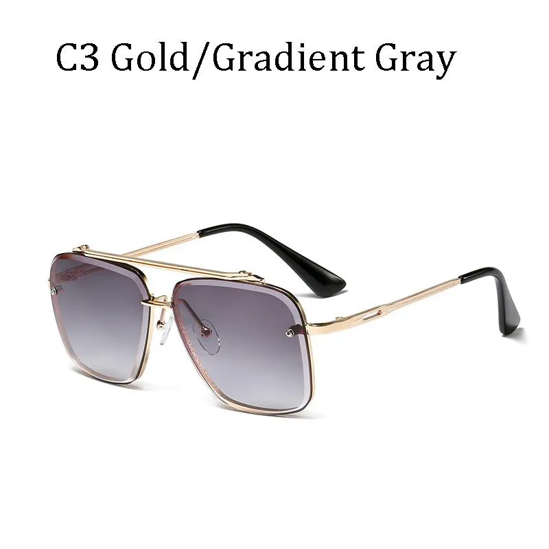 Okulary przeciwsłoneczne Fashion Mach Six Style Gradient Cool Vintage Men Design Brand SunglAssUnglasses287L