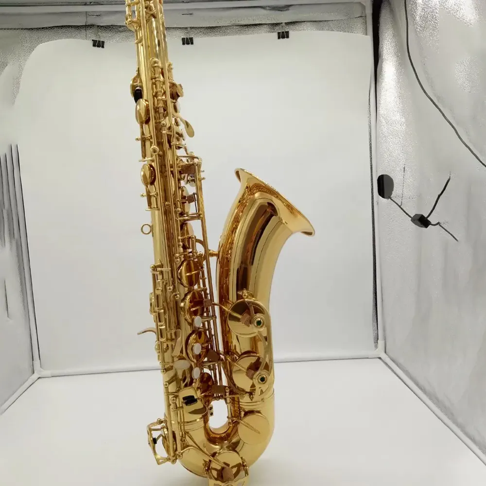 Saxofone Profissional Tenor Profissional BB BB BB Lindamente esculpido