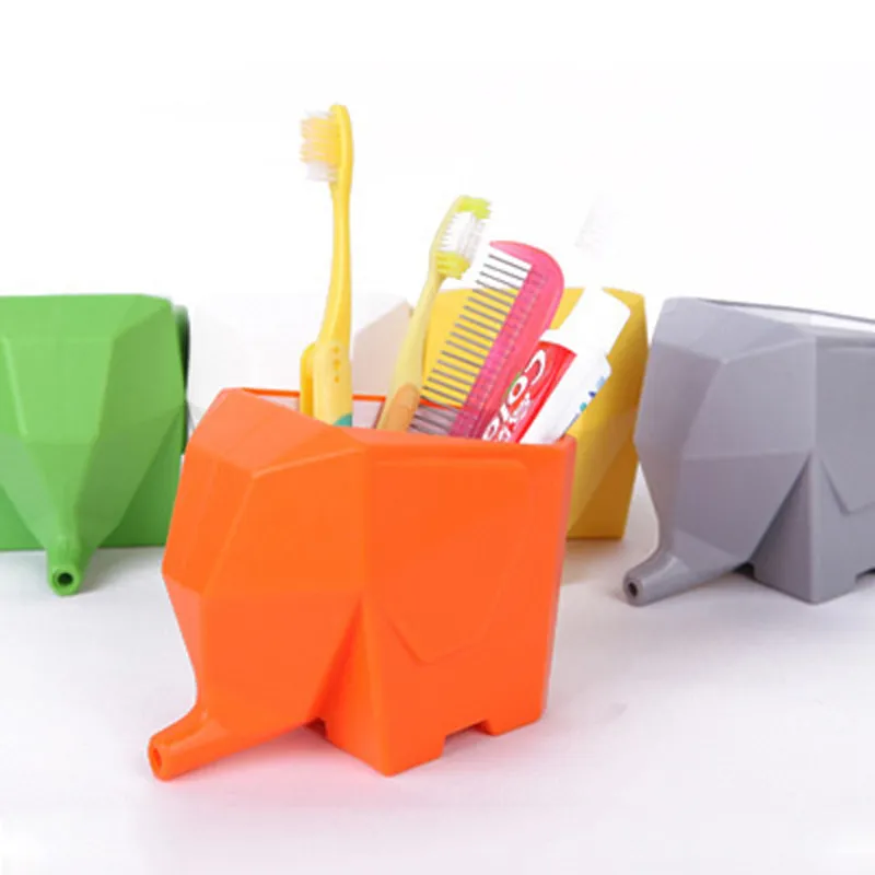 Plastic Storage Elephant Drainer Container Chopstick Cutlery Holder Utensil Tableware Fork Spoon Rack Organizer Dryer in Kitchen