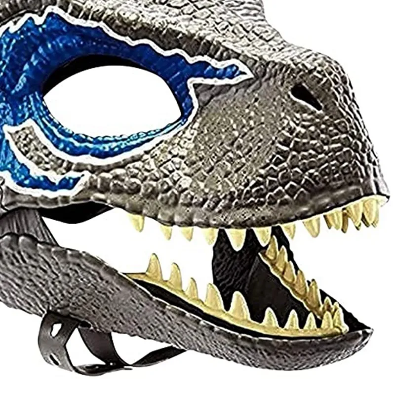 3D Dinosaur Mask Role Play Props Performance Headgear Jurassic World Raptor Dinosaur Dino Festival Carnival Gifts 220707