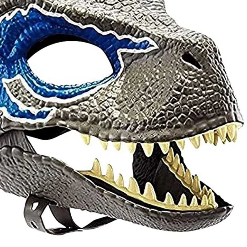 3D-Dinosaurier-Maske, Rollenspiel-Requisiten, Performance-Kopfbedeckung, Jurassic World, Raptor, Dinosaurier, Dino, Festival, Karneval, Geschenke 220707