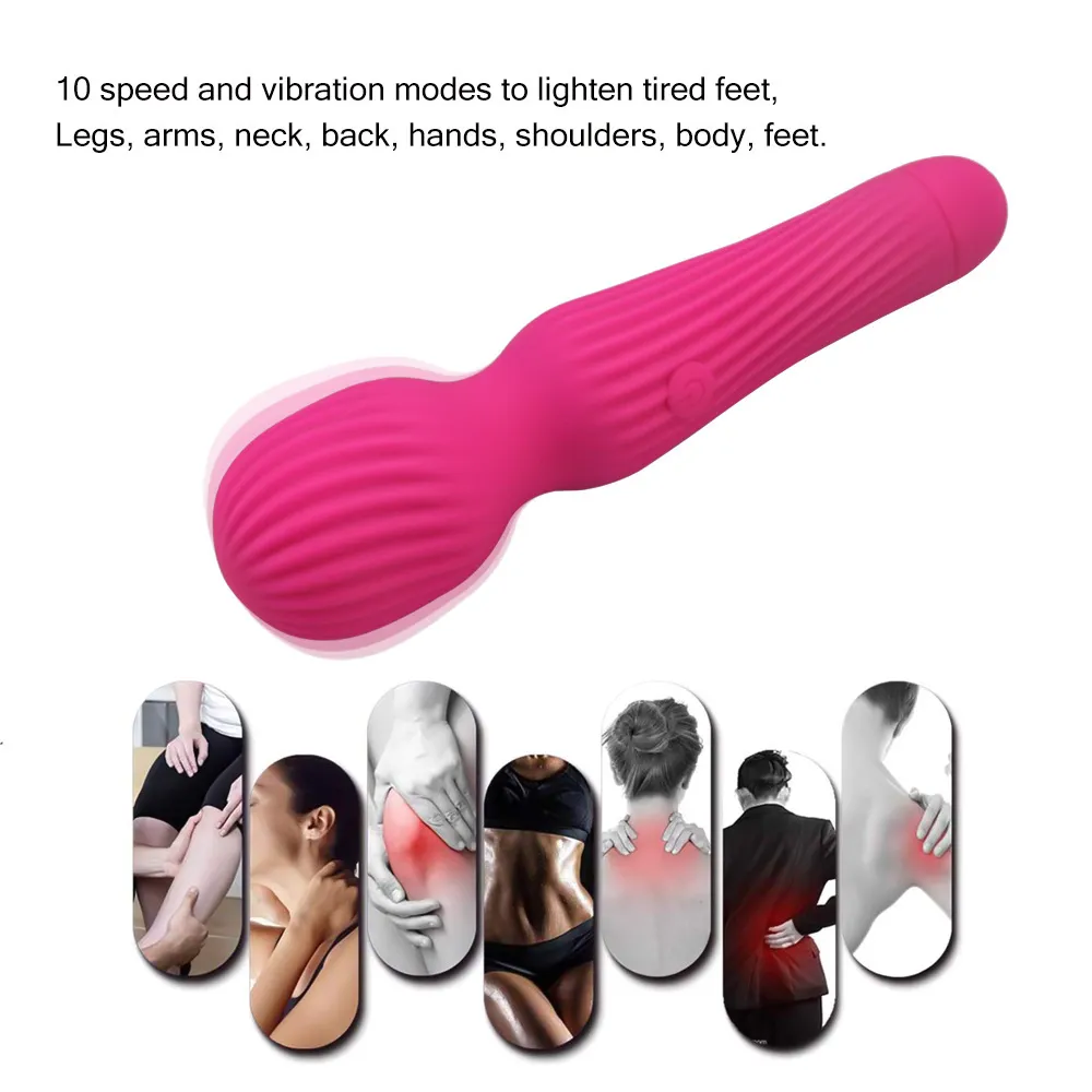 Wireless Dildos AV Vibrator Magic Wand Clitoris Stimulator USB Rechargeable Massager Goods sexy Toys for Adults Women AV0114
