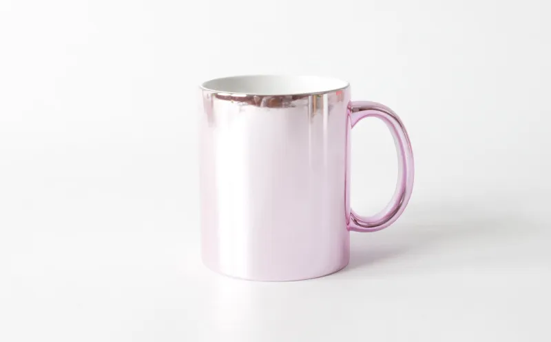 Exquisite Pink silver Customize Mug diy Print po text coffee cup personalized cup Given To Friends Family Creative gift 220621