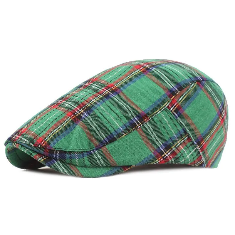 Boinas de boina francesa Cap -boi boina feminina Mulheres primavera algodão irlandês Verde Green Peaky Blinders cavalheiros vintage Winter Ladies Hatb212t