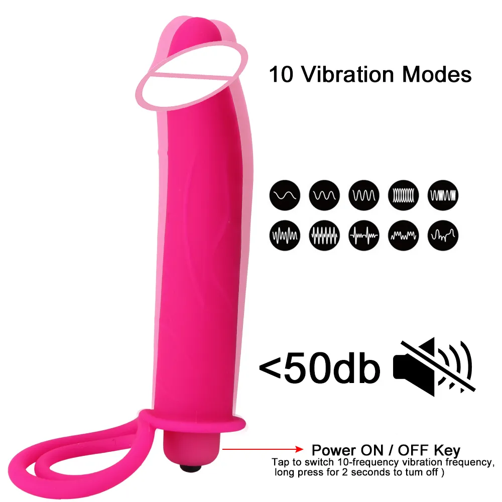 13 cm Zakutka z wibratorem kule Kobiety Pochw Anal Plug Men Penis Pierścień Pierścień Seksowne narzędzia do par produktów erotycznych