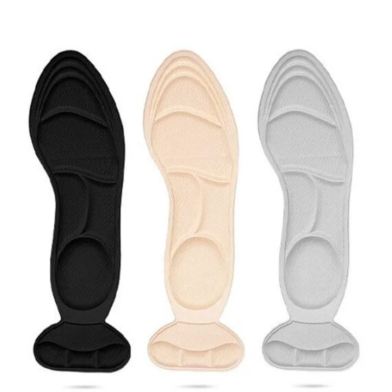 Insole Pad Inserts Heel Post Back Breathable Anti slip for High Shoe Cushion Arch Support Insoles 220610