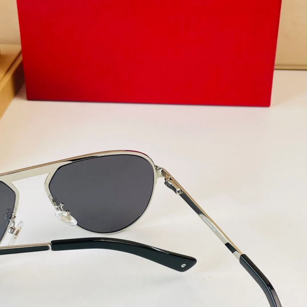Дизайнерские солнцезащитные очки-пилот для мужчин, винтажные авиационные женские поляризационные зеркальные металлические оправы с защитой UV400, фирменные оттенки с антибликовым покрытием Dri249y
