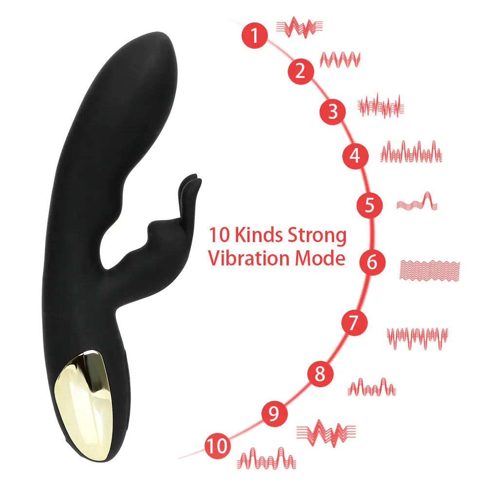 IKOKY sexy Toys for Women Silicone Adult Product Clitoris Stimulator G-spot Rabbit Vibrator