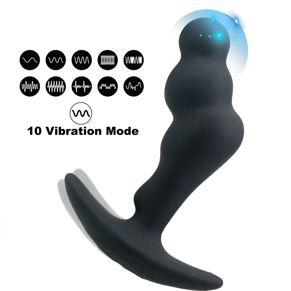 Drahtlose Fernbedienung Vibrierendes Prostata-massagegerät Männer Anal Plug Männlicher Masturbator für Mann Anus G-punkt Vibrator Erwachsene sexy Spielzeug