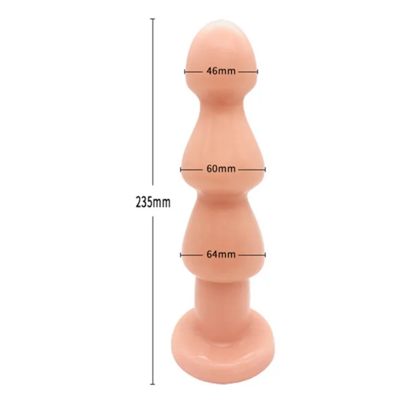 Super stora analpärlor Sexiga leksaker för kvinnor män lesbiska gay enorma stora dildo rumpa pluggar manlig prostata massage kvinnlig anus expansion
