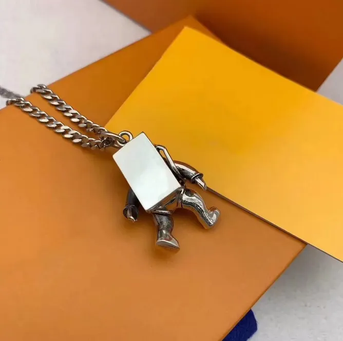 Nyckelspännehalsband bilnyckelring handgjorda nyckelringar man kvinna mode halsband väska pendell tillbehör264m