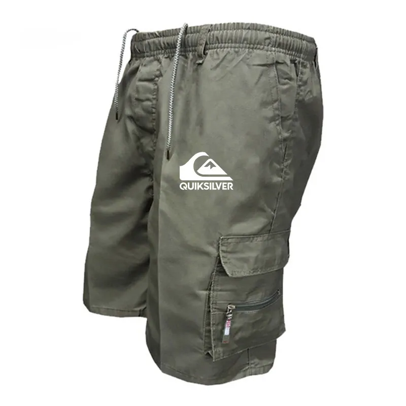 Sommer Herren Cargo-Shorts Mode Lässig Multi Tasche Reithose Homme Lose Boardshorts Männliche Hosen 220715