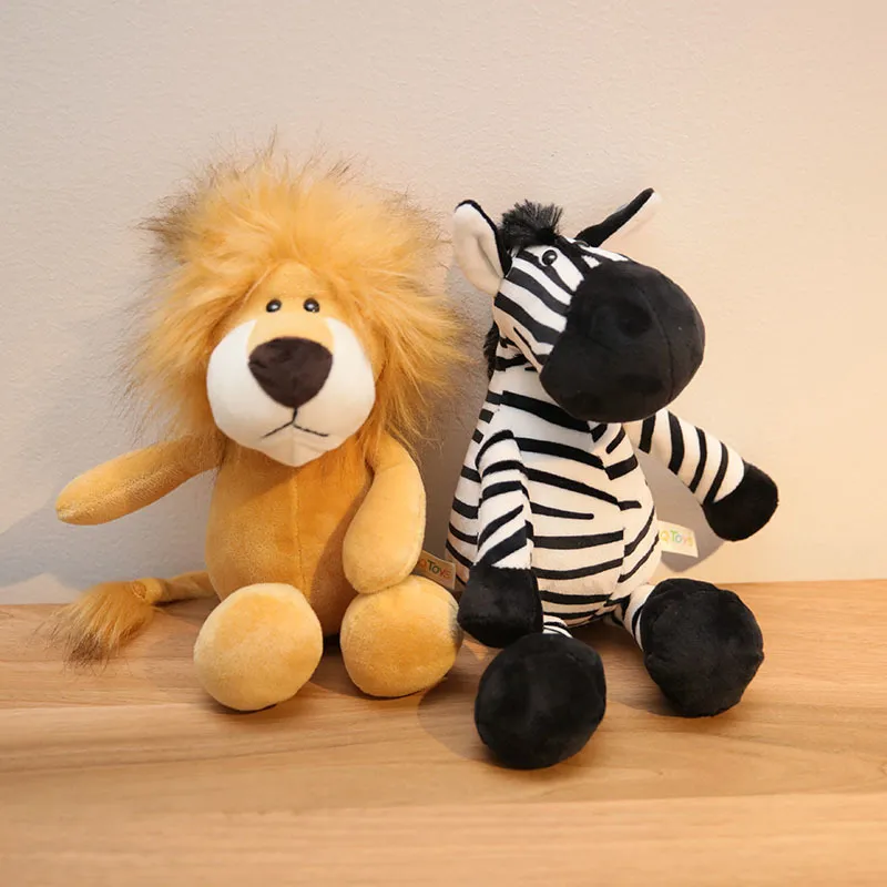 Zebra docka barn fyllda plysch leksak födelsedag julklapp pojke och tjejer 25-35cm 220425