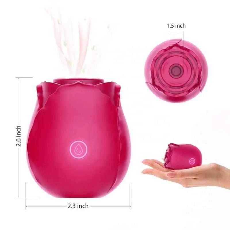 NXY wibratory gorącej sprzedaży rose sex zabawki kobiety łechtaczki ssanie 0411