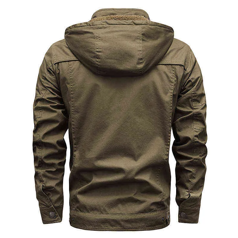 2021 hommes veste militaire coton couvre-couches couches d'hiver mode homme veste tactique veste armée vêtements masculins plus taille l220706