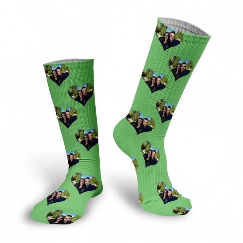 Stampa personalizzata Your P o Pet Face Socks Uomo Donna Fai da te Creativo Regalo colorato Divertente Novità Kawaii Casual lungo 220704