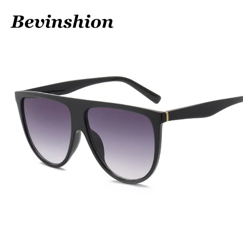 Sonnenbrille Marke Einteilige Frauen Farbe Objektiv Schild Flache Top Sonnenbrille Männer Paar Brillen Designer Oversize Klar Pink231S