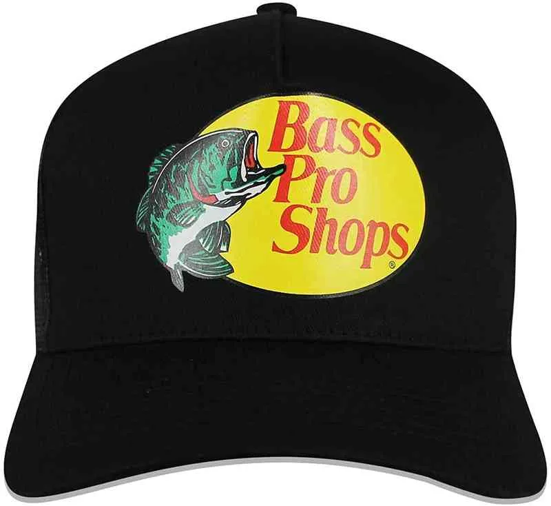 Bass Pro Shops Męski kierowca ciężarówki kapelusz z czapką netto - jeden rozmiar pasuje do całego zamknięcia, idealne do polowania i połowów2447