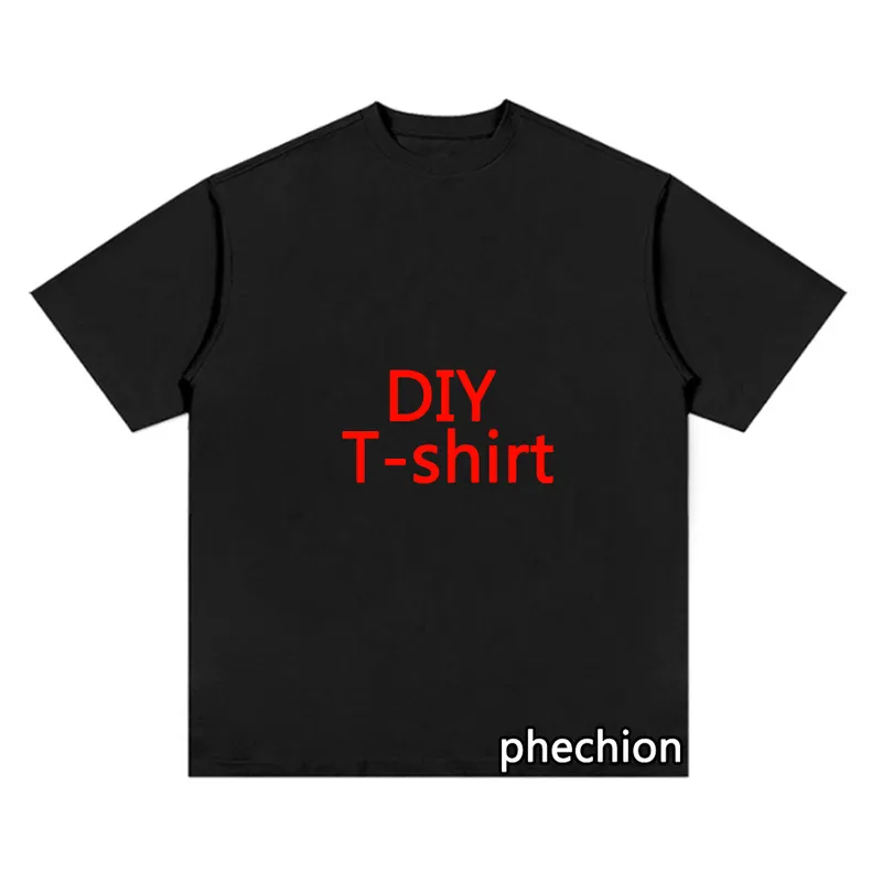 Phechion Men Mulheres DIY 3D Impresso de manga curta camiseta Moda Sport Sport Hip Hop Tops de verão L01 220704
