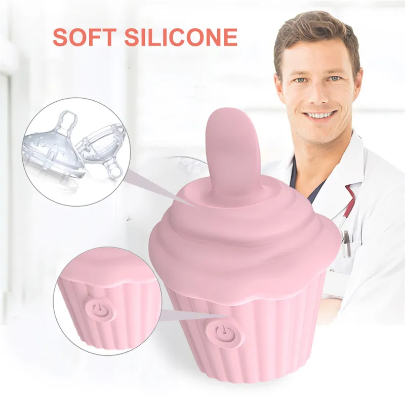 Gelato Vibratore Femminile G-Spot Leccare Clitoride Stimolatore Capezzolo Lingua Orale Figa Massaggio Vagina Giocattoli sexy Le Donne Masturbazione