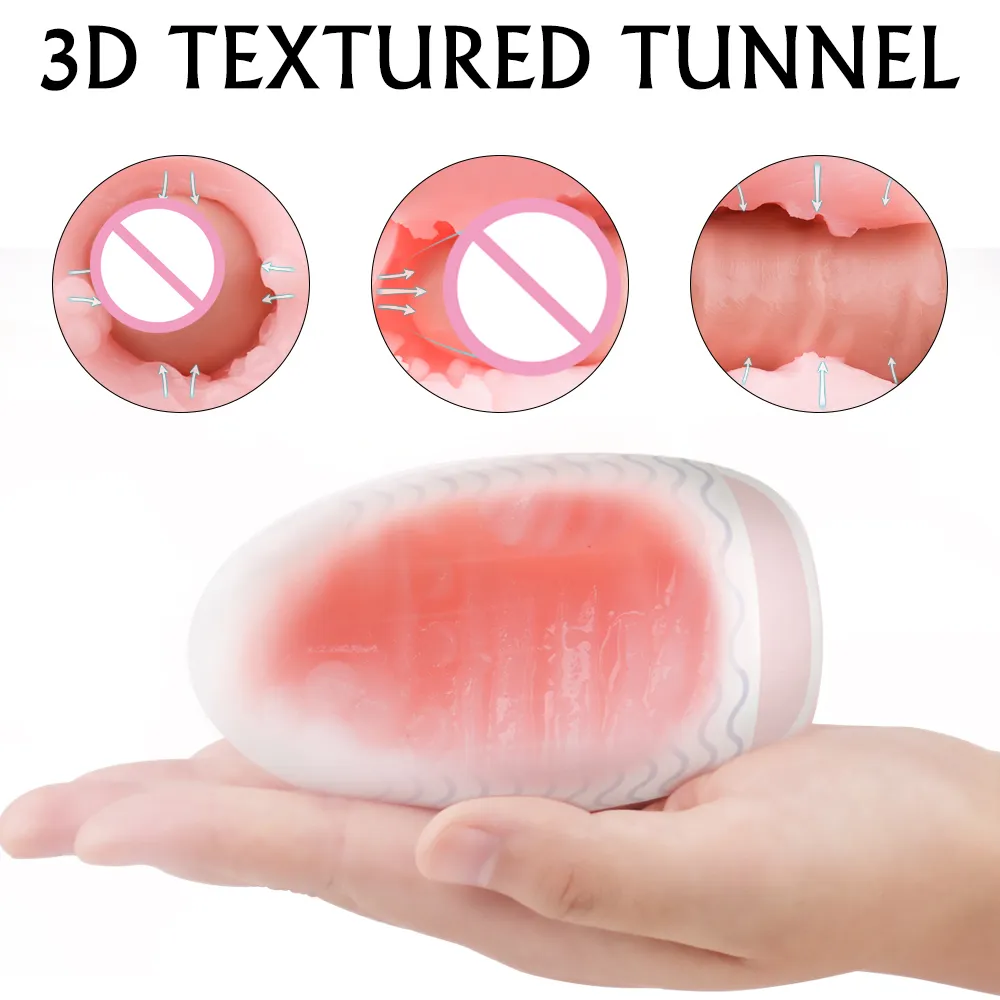 Vulva and vagina experience for women aged 28-34 MALE MASTURB CUP Masturbation egg Adult Portable sexy Toys Silicone Cnorigin