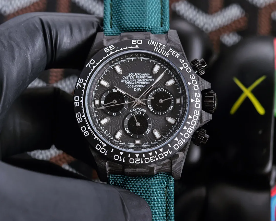 Hochwertige neue mechanische Uhr mit automatischem Uhrwerk, luxuriöses, modisches, wasserdichtes Design aus Titanlegierung für Herren255d