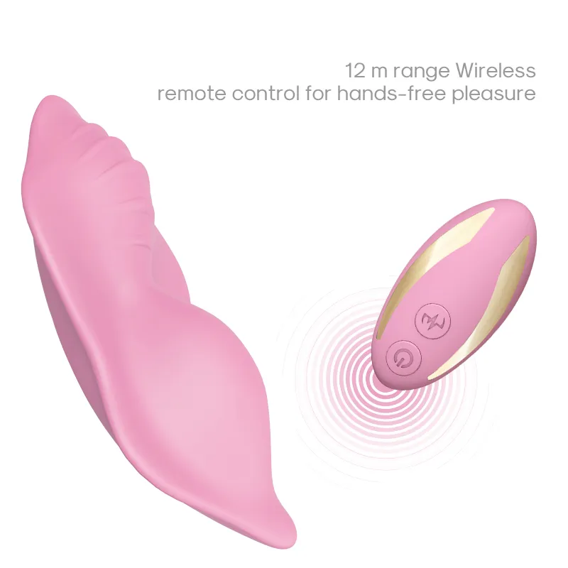 Controle Remoto Vestível Vibrador Vibrador para Mulheres G-Spot Clitóris Invisível Borboleta Calcinhas Vibrando Ovo Sexyy Brinquedos 18 Loja