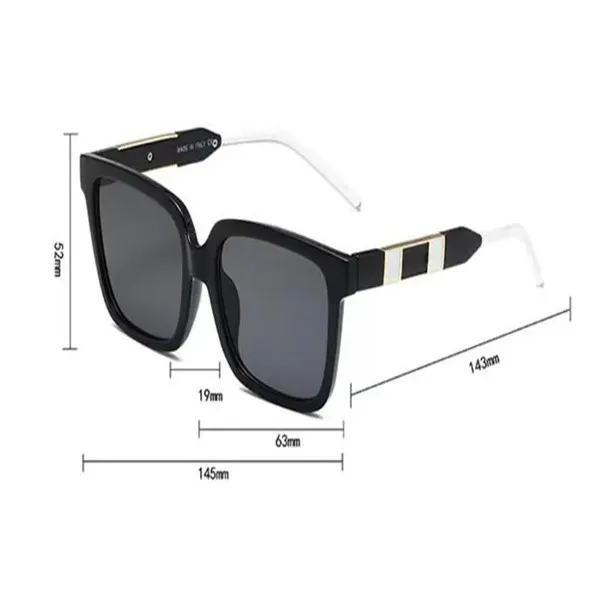 985 Designer Lettera di lusso Sole occhiali da sole uomini e donne Trend retrò anitro analizza sunglasse e box194j