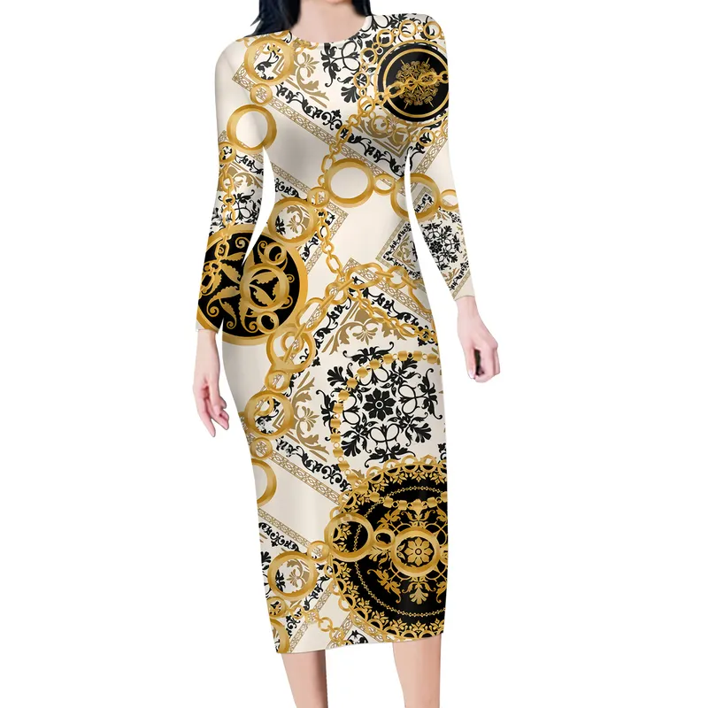 High Warized Skirt Women Elegant S Summer Midi Baroque 스타일 Long Evening Party 드레스 맞춤 DIY 220722