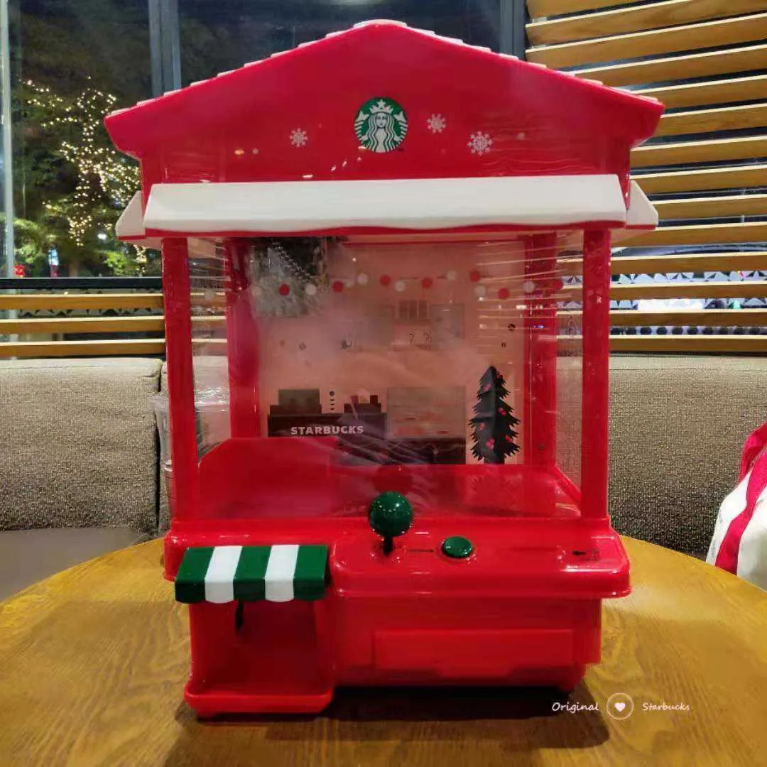 Starbucks 2020 Рождественский подарок Маленький ежик Рождественская елка Alpaca Снежный дом Kangdick Соломенная Ручка изоляции