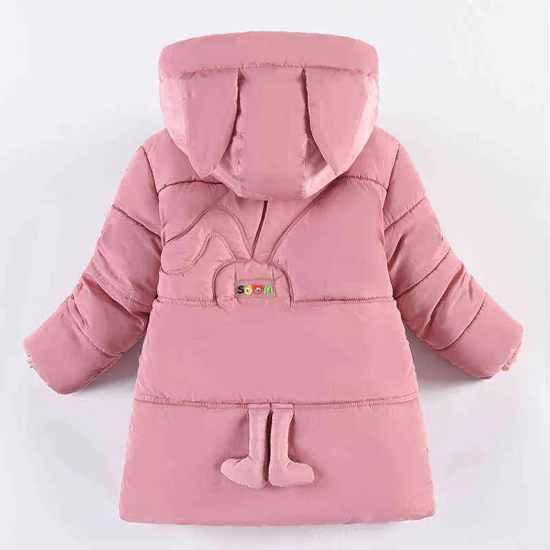 Lzh Fille Parka 2022 Nouvel Hiver Enfants Vers Le Bas Veste Rembourrée Pour Bébé Filles Épais Chaud Survêtement Veste Enfants vêtements 1-6 Ans J220718