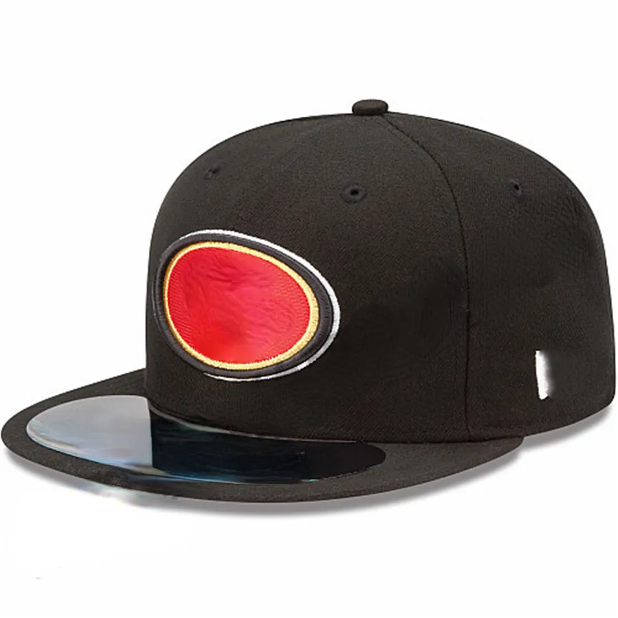 Casquettes de baseball ajustées Sports Flat Full Closed Hats Outdoor Fashion Hip Hop Snapback