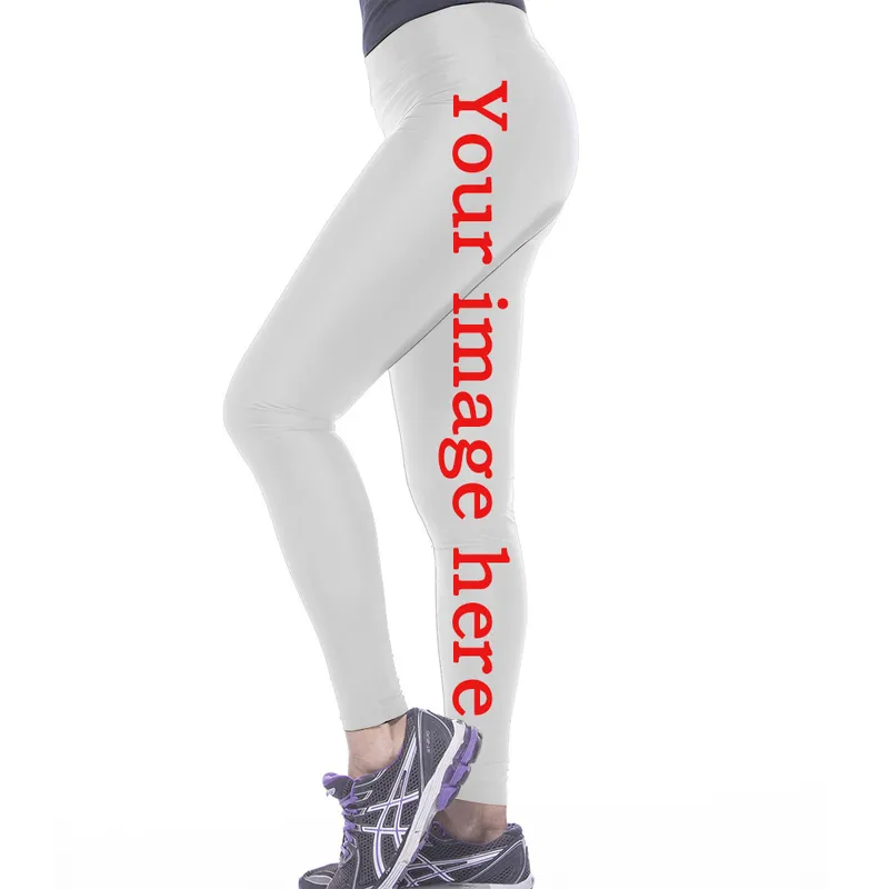 OGKB DIY Настройка женщин мягкий леггинтер личность 3D -печатные леггинсы Elastic Fitness Slim Design Fun Bunders Drop 220707