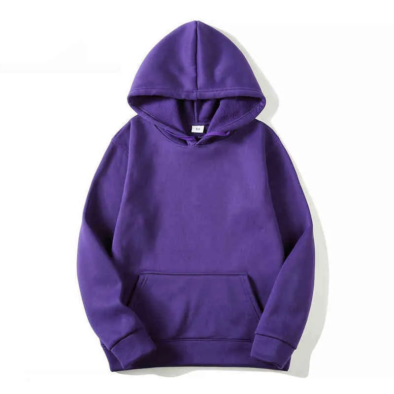 2022 Nieuwste mannen Hooded Sweater Hoogwaardige zwarte hoodie Solid kleur kleding Hip Hop Sweater Hoodies Plus Size Streetwear L220730