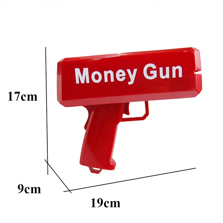100 Stück Spielgeld Make It Rain Cash Shooter Spray Money Gun Spielzeug