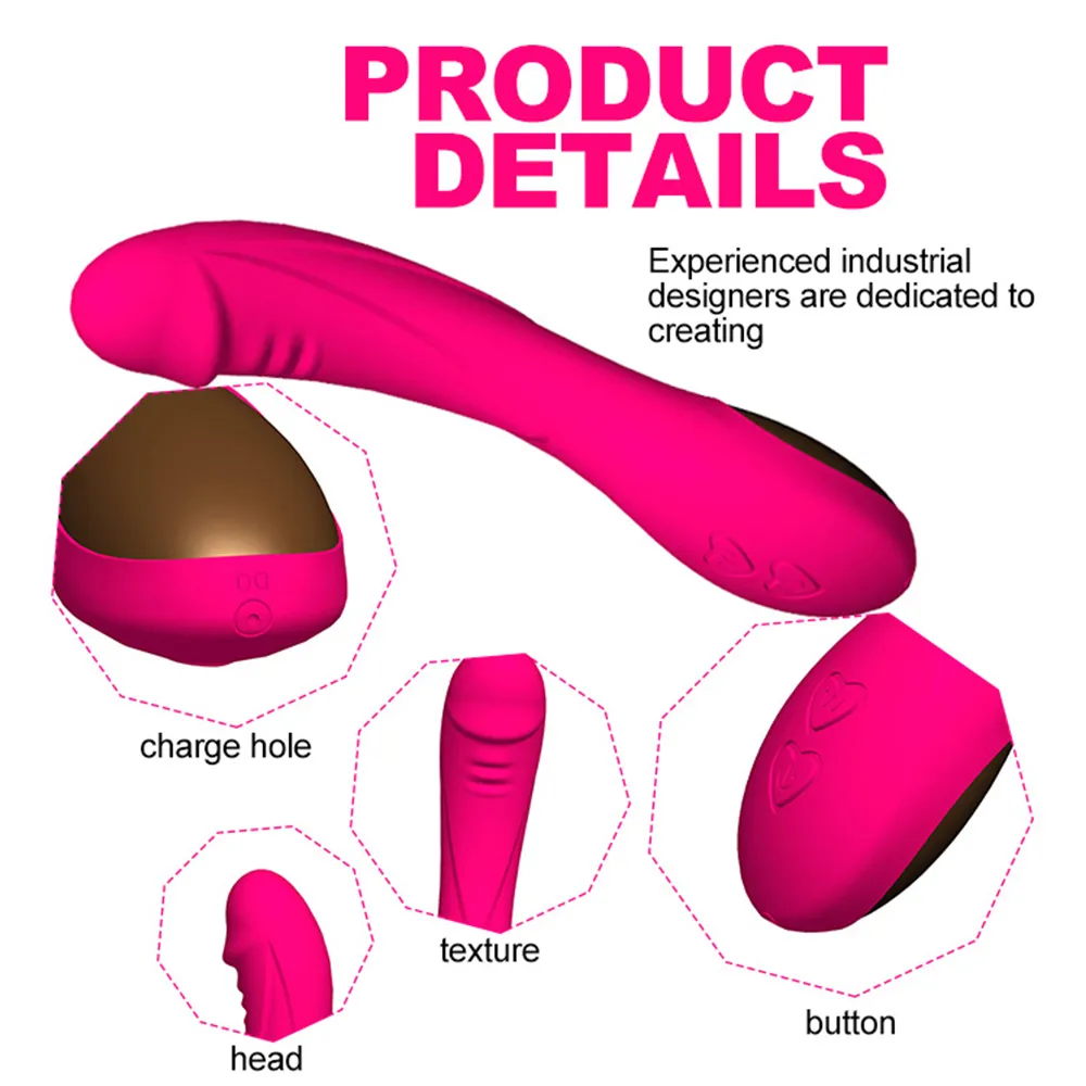 Dildo-Vibrator für Frau, realistischer Penis, vibrierender weiblicher Masturbator, weich, sexy Spielzeug für Erwachsene, G-Punkt-Massagegerät, 12 Geschwindigkeiten