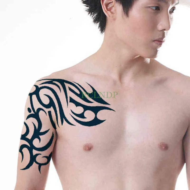 NXY Tymczasowy Tatuaż Wodoodporna Naklejka Cross Wing Angel Cała Back Duża Tatto Flash Tatoo Fake S For Women Men Girl 0330