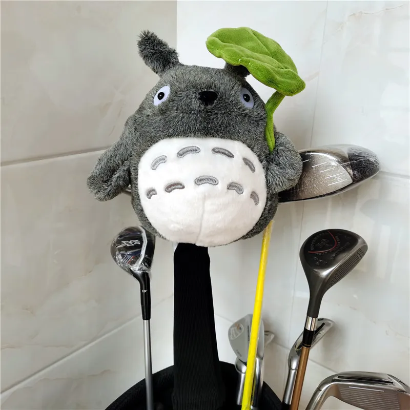 Plush Animal Golf Driver Headcover Golf Club 460cc Totoro Fairway Cover Dr Fw Cute Dift 220722396657