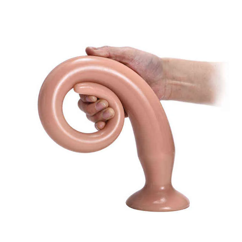 Erotica Anal Toys Grand Butt Plug Long Gode Masturbateur pour Femmes Hommes Stimulateur de Prostate Adultes 220507