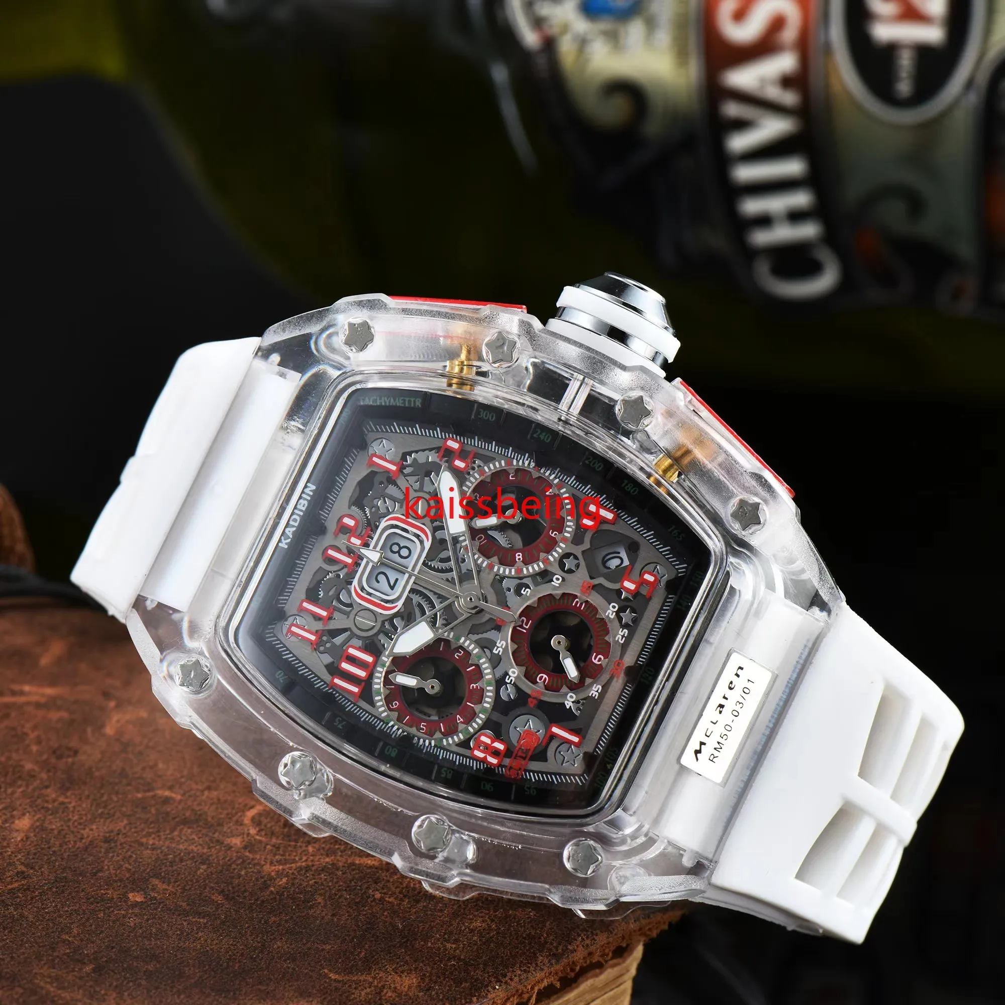 138 Watch Casual Fashion Men's Quartz Watch Super Invincible Date Men's Watch Whole Watches246S