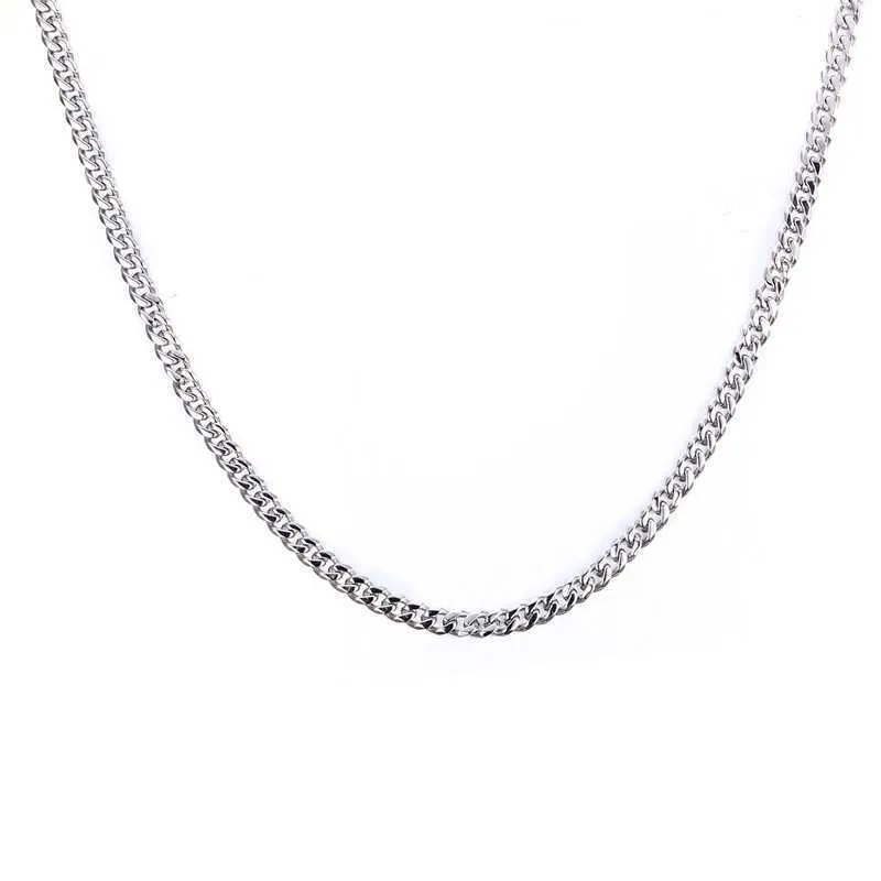 Jóia de moda de grife de jóia de aço inoxidável colar de aço de colar mulheres colar de 18k Calhas de ouro colar de correntes 216a
