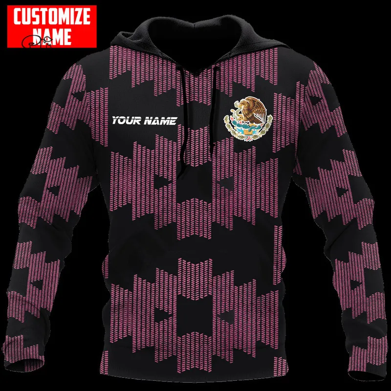 PLstar Cosmos 3DPrinted est Mexique Nom personnalisé Unique Hrajuku Funny Streetwear Unisexe Casual Hoodies Zip Sweatshirt Style 2 220714