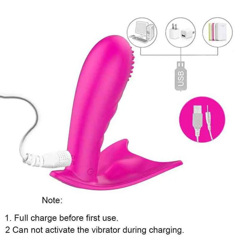 NXY vibrators Draadloze afstandsbediening vibrerende slipjes onzichtbare vlinder voor vrouwen oplaadbare clitorale seksspeeltjes volwassen levert 0406