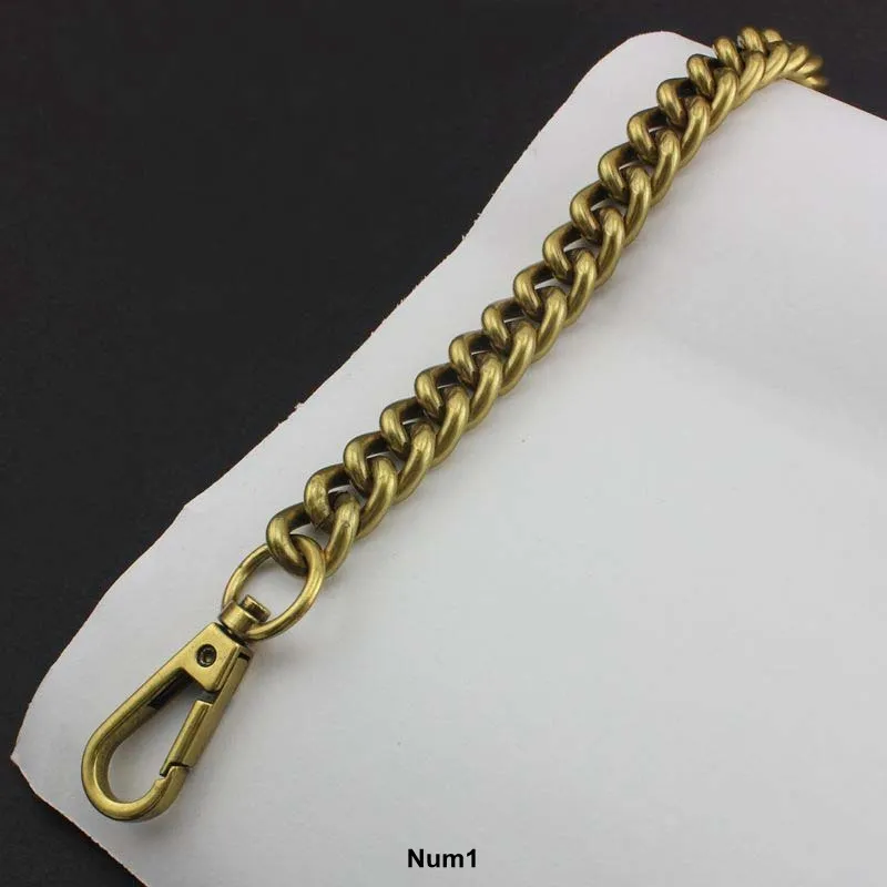 13mm 10mm fashion Rainbow Aluminum iron Chain Bags Purses Strap Accessory Factory Quality Plating Cover Wholesale 220610