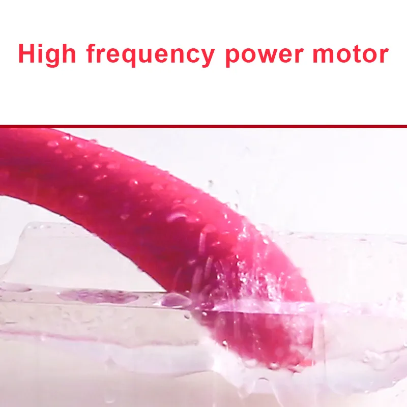 Het uppladdningsbar vattentät kvinnlig vibratorfrekvensomvandling vibrerande dildo sexig produkt vuxen leksaker SY998