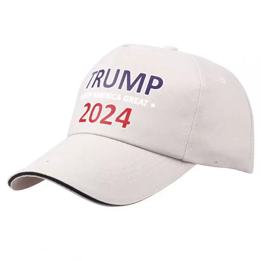 5 Цветов Трамп Шляпа Летние Солнцезащитные Затенение Регулируемые бейсбольные Шляпы 2024 Президентские выборы Капс Партии Подарочная пружина