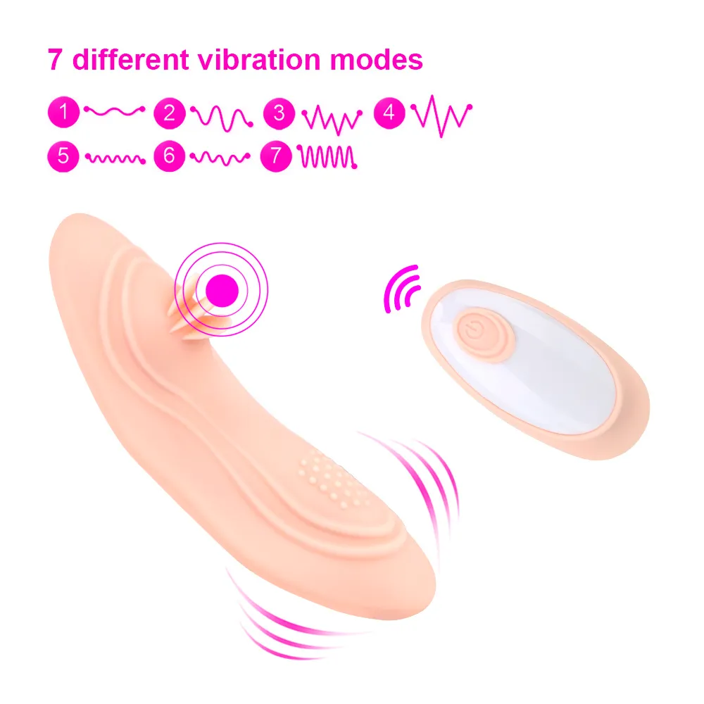 VATINE Riscaldamento intelligente Indossabile Vibratore Dildo 7 modalità Stimolatore clitorideo Vibrazione Mutandine Giocattoli sexy le donne