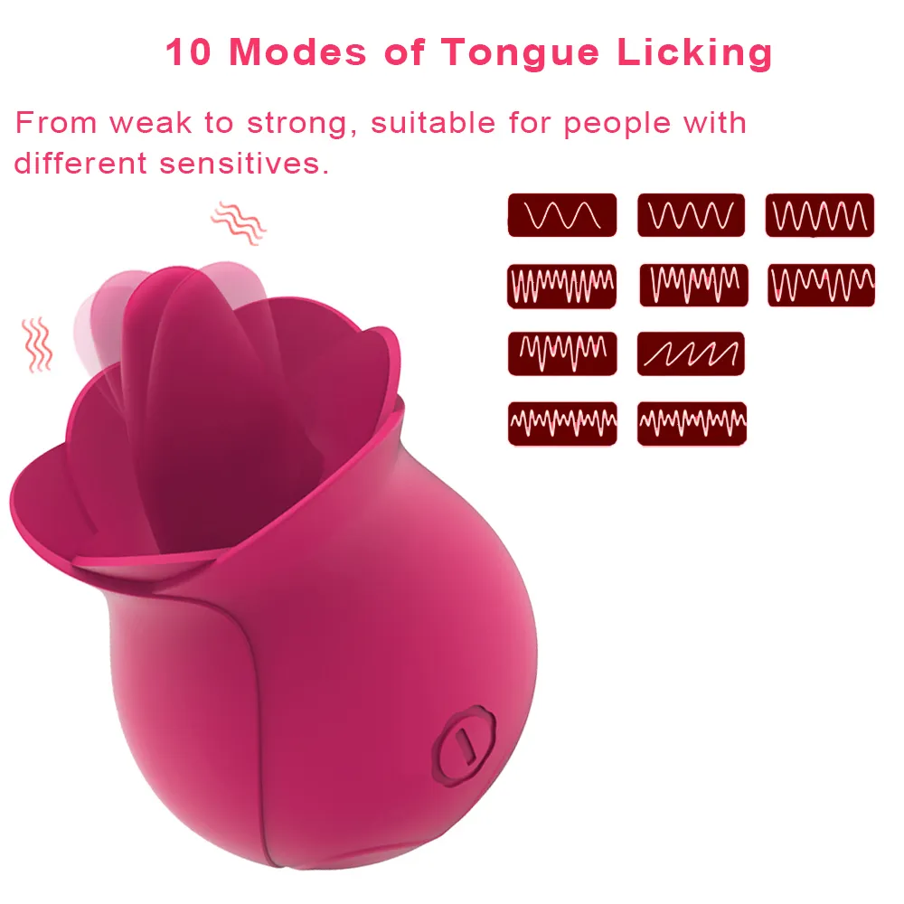 Sucer la langue lécher vibrateurs 10 Modes Clitoris mamelon ventouse pour les femmes Clitoris stimulateur Oral chatte lécher sexy jouets produit