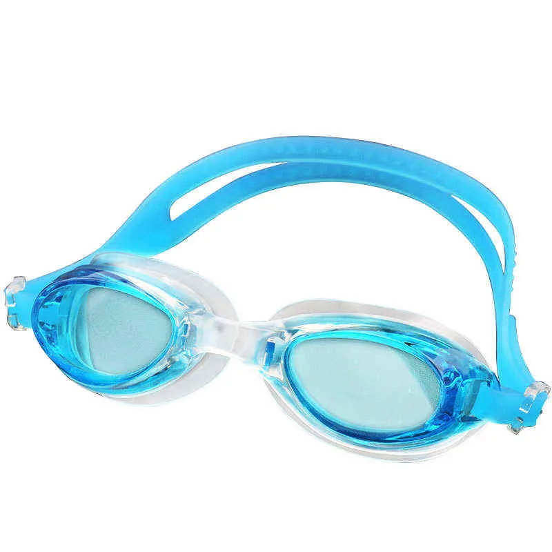 Professionelle Kinder-Schwimmbrille, Anti-Fog-Schwimmen, Kinderbrille, UV-farbige Linse, verstellbare Tauch-Schwimmbrille, Y220428