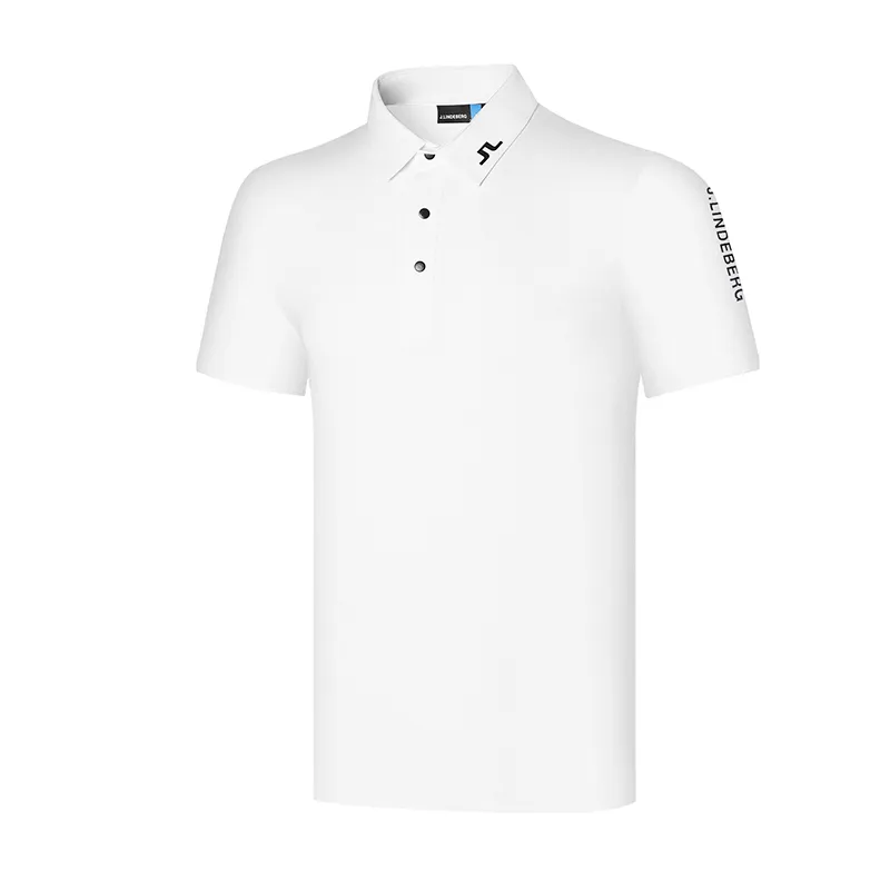 Yaz Giyim Giysiler Golf Spor Gömlek Teri Emici Nefes Alabilir Hızlı Kurutma Polo Beyaz Kısa Kollu T 220712